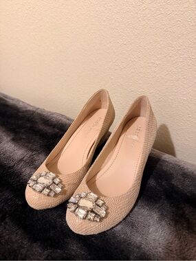 NWOT BCBGeneration Wedge with Crystal